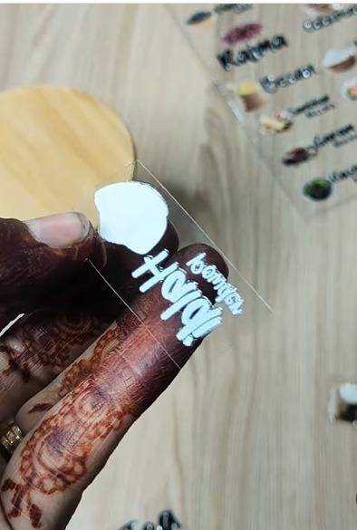 3D Kitchen Label Stickers