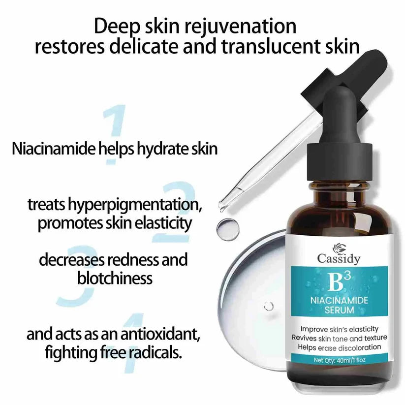 CASSIDY B3 Niacinamide Serum – 40ml x 2