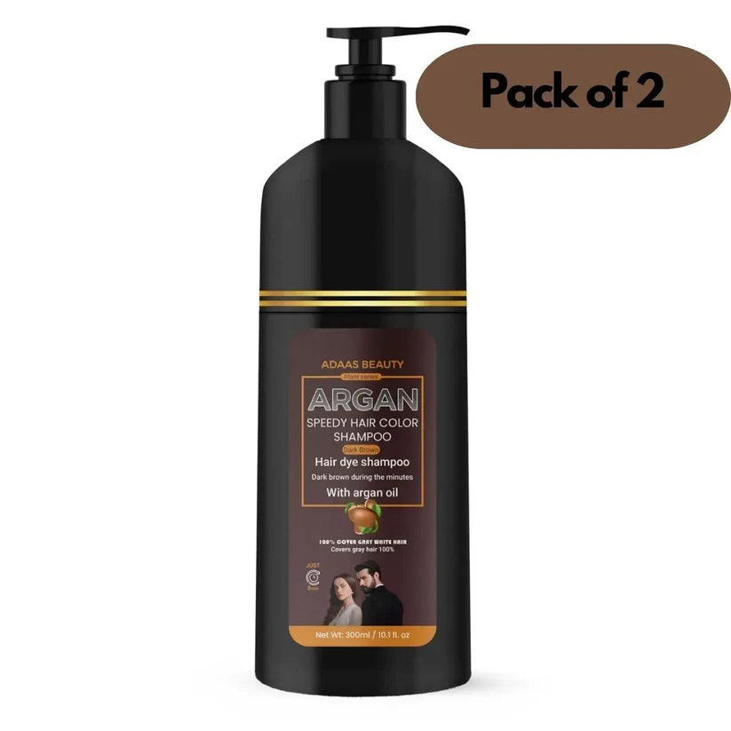 Argan Hair Color Shampoo – 600ml (Pack of 2)