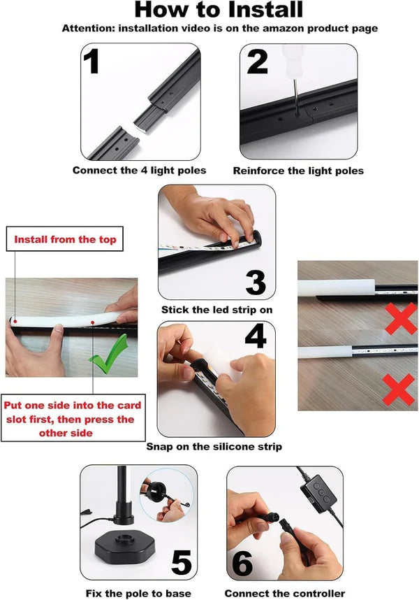 LED Pro Corner Lamp, RGB Corner Floor Lamp With App And Remote Control, 16 Million Colors And 68+ Scenes Changing Color Changing With Music Sync For Living Room